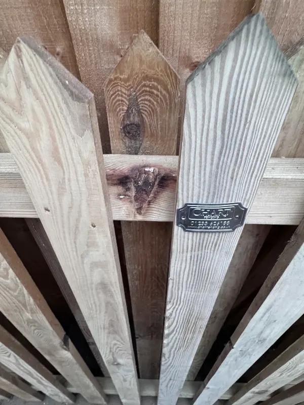 06 Chart Double Sided Palisade PT Picket Fence Panel 1.83m Wide x 1.2m High Clearance