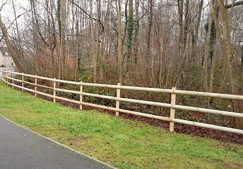 Half Round Fencing Rails