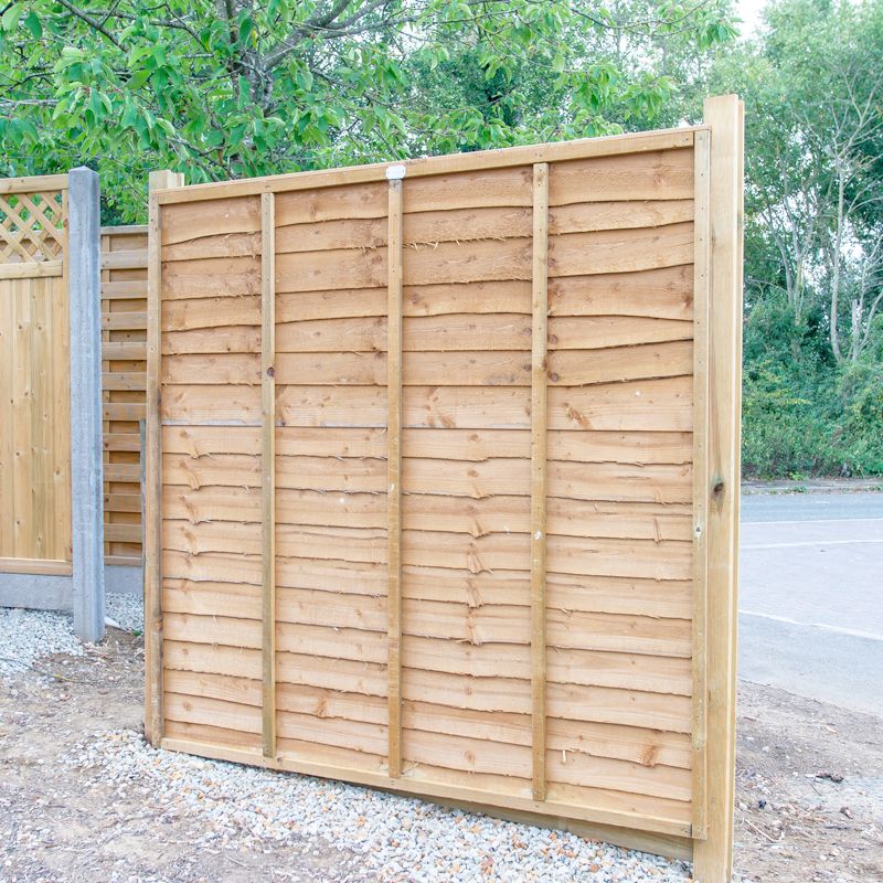 Waney Lap Fence Panel