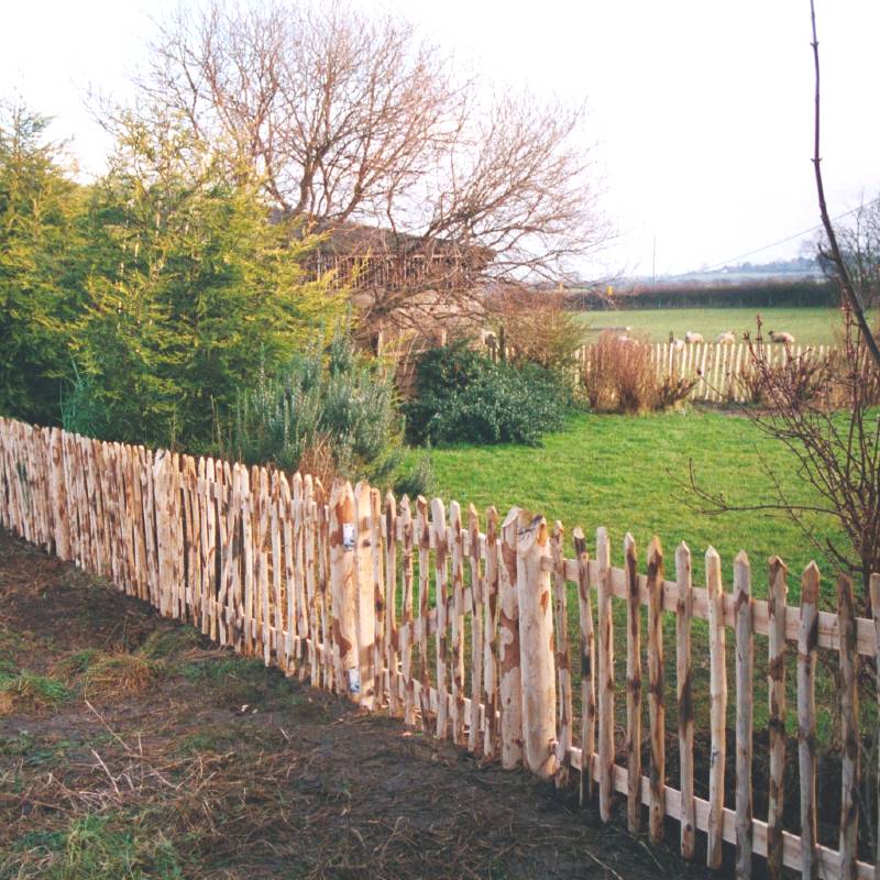 Rustic Chestnut Palisade Panel