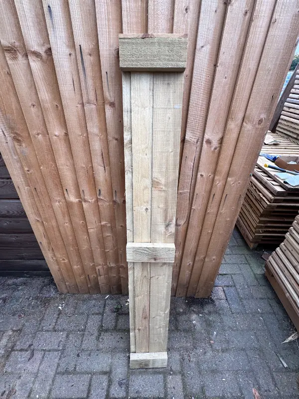07 Featheredge Close Board Fence Panel 1515mm High x 202mm Wide Clearance 