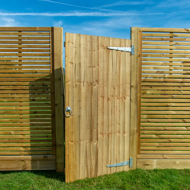 Simple Featheredge Garden Gate