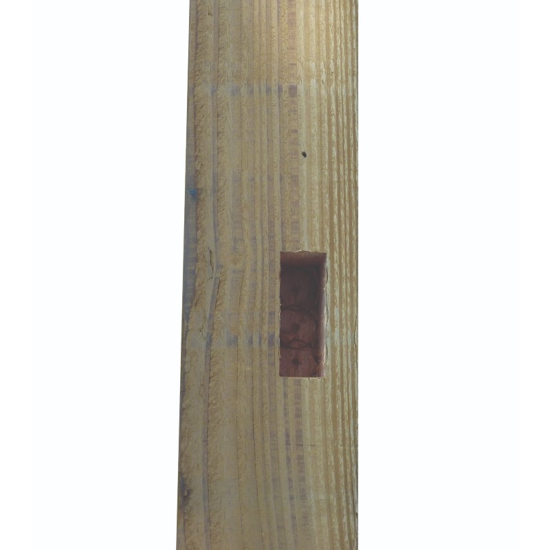 Morticed Sawn Timber Post mm