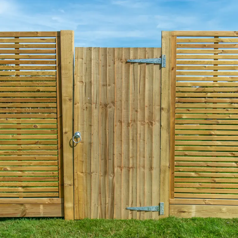 Simple Featheredge Garden Gate