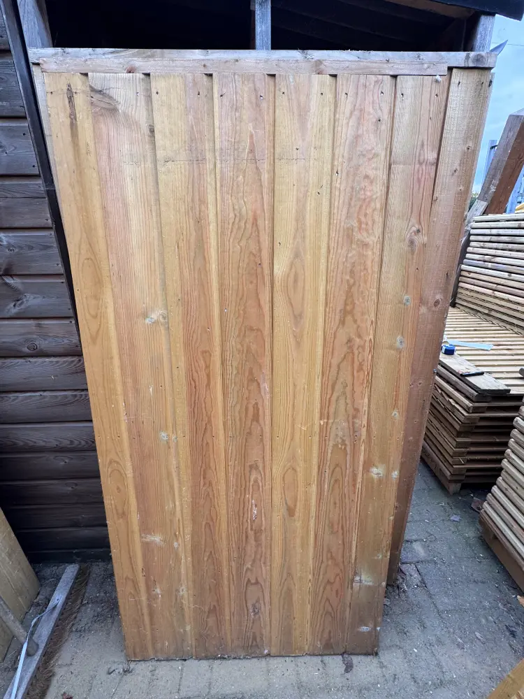 42 Chart Shiplap Double Sided Garden Gate 897mm Wide x 1800mm High Clearance