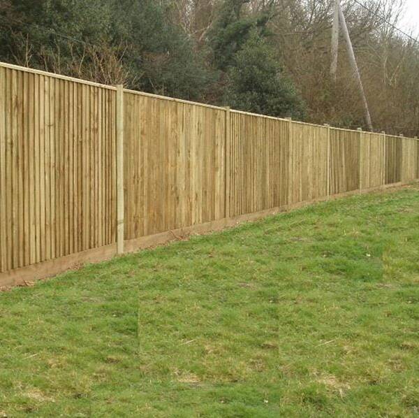 Featheredge Close Boarded Fencing Kit  Meters
