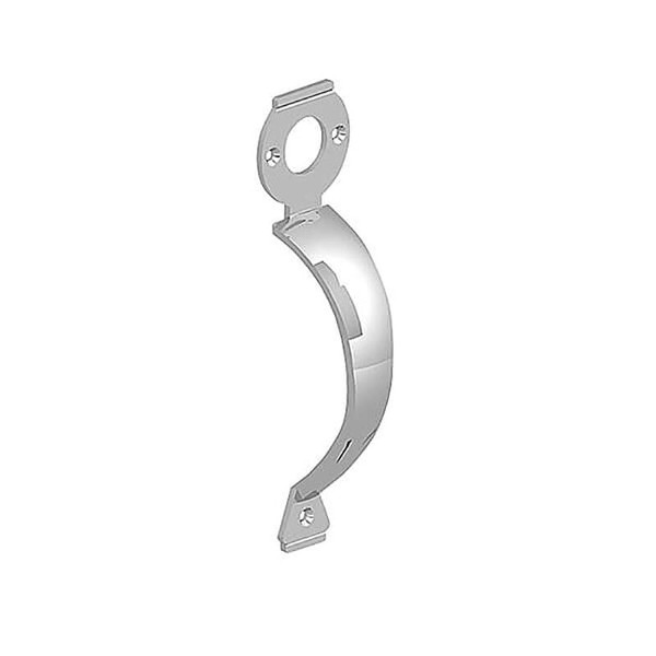 Chrome Gate Handle With Lock Surround No Lock