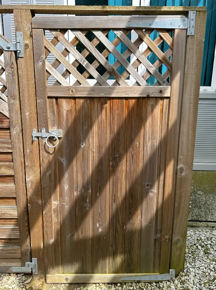 Tongue and Groove Lattice Top Garden Gate Ex Display